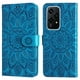 thumbnail image 5 of Funda tipo cartera FOXDOCK para Honor 200 Lite 5G , diseño girasol en relieve, cuero PU, cierre magnético, soporte y tarjetero, 5 of 5