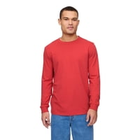 Camiseta Gap Para Hombre, Manga Larga, Moderna, Roja, Talla Xxl