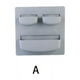 thumbnail image 3 of 1pc Adhesive Wall Storage Rack, Bathroom Wall Storage Rack, No Punching Wall Hanging Kitchen Storage Rack, 3 of 4