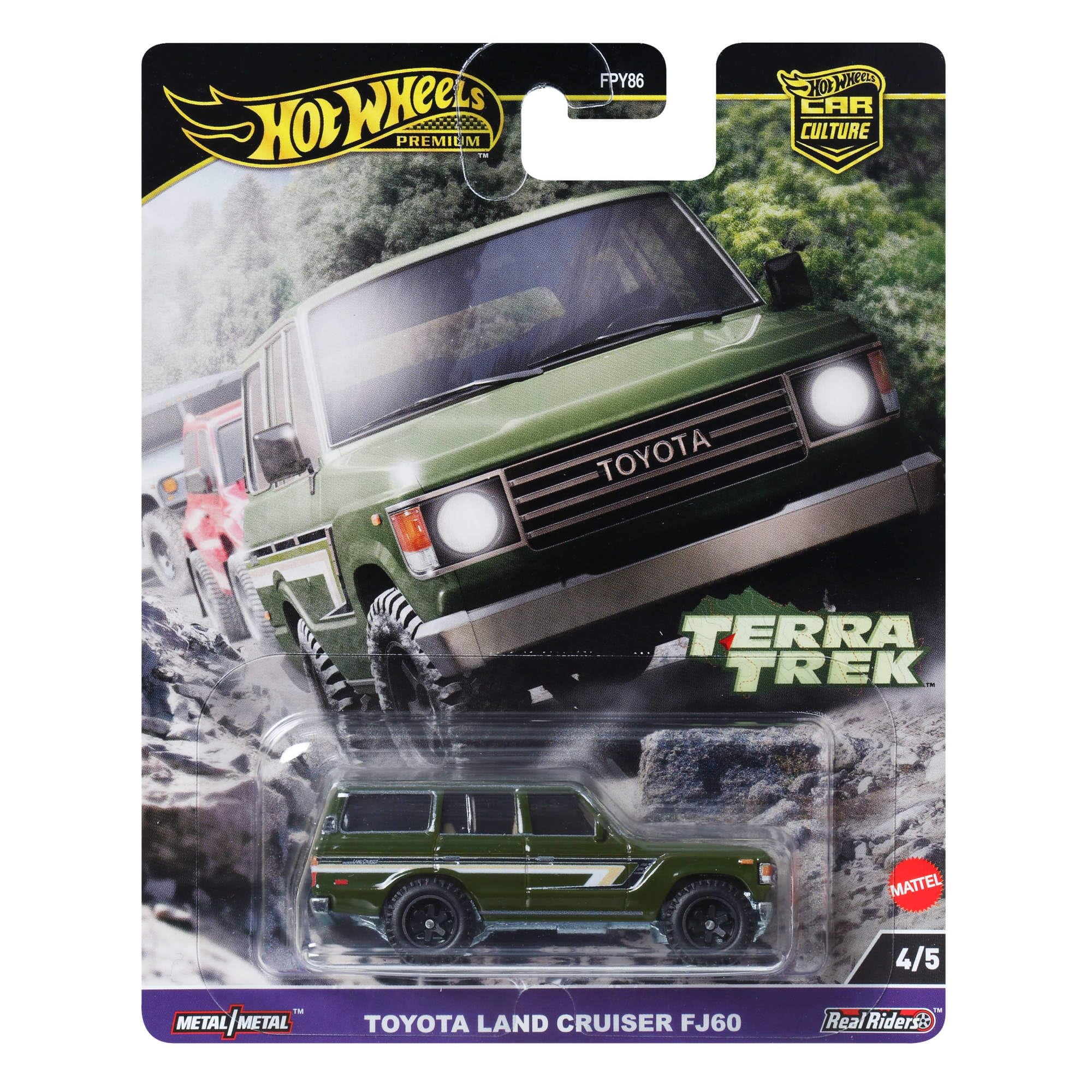Auto De Juguete Hot Wheels Premium Car Culture Toyota Landcruiser Fj60