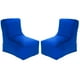 thumbnail image 1 of Set Pouf Tatto 1c Felpa Azul Rey, 1 of 4