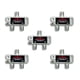 thumbnail image 1 of Divisor de conexión horizontal Antronix Digital Universal CMC2002H de 2 vías (paquete de 5) (2 puertos de 3,5 dB, 5-1002 MHz), 1 of 2