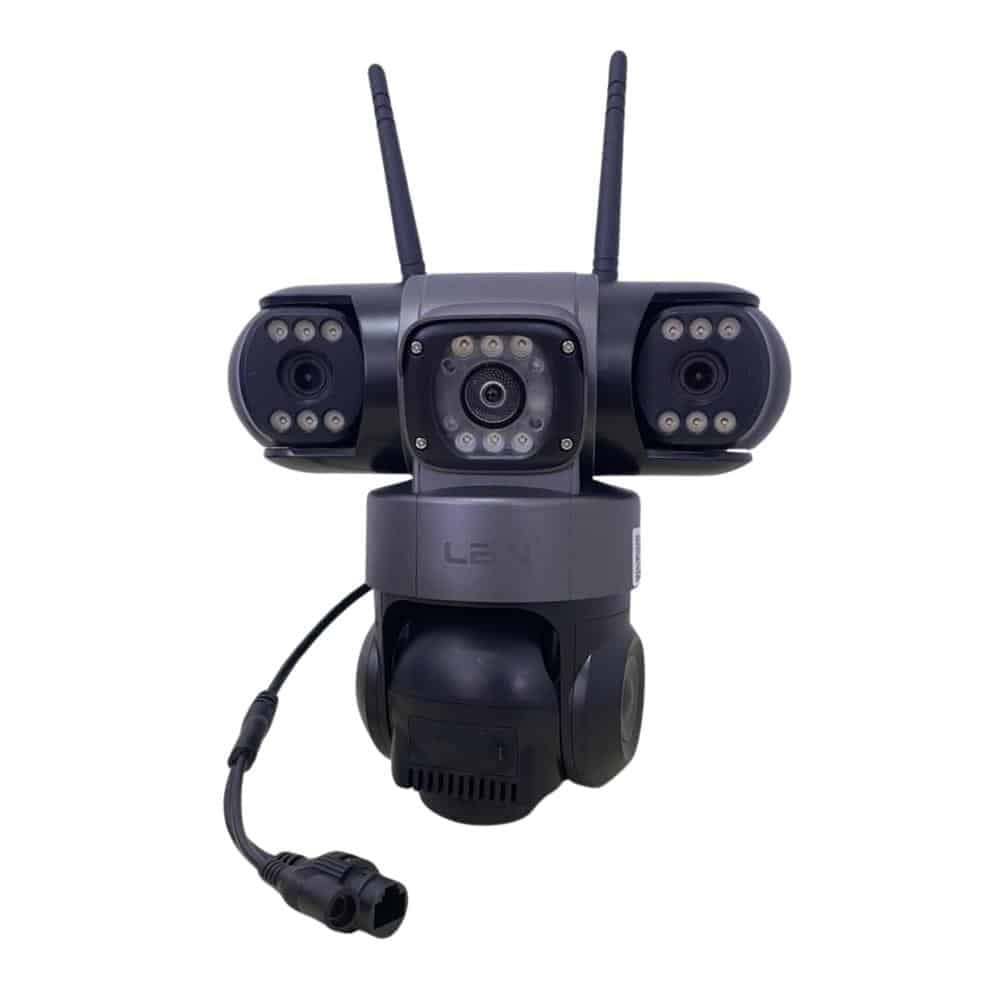 Cámara De Seguridad Inteligente Hd Lbn V380 Negra