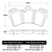 Pastillas Freno Para Auto Allied Nippon Adb01315