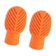 thumbnail image 1 of Set de 2 protectores para baquetas de tambor, accesorios silenciosos de percusión , Naranja, 1 of 5