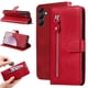 thumbnail image 3 of Funda con Cremallera para Samsung Galaxy A14 5G, Carcasa Cartera de Cuero PU con Soporte y Tarjetero, 3 of 6