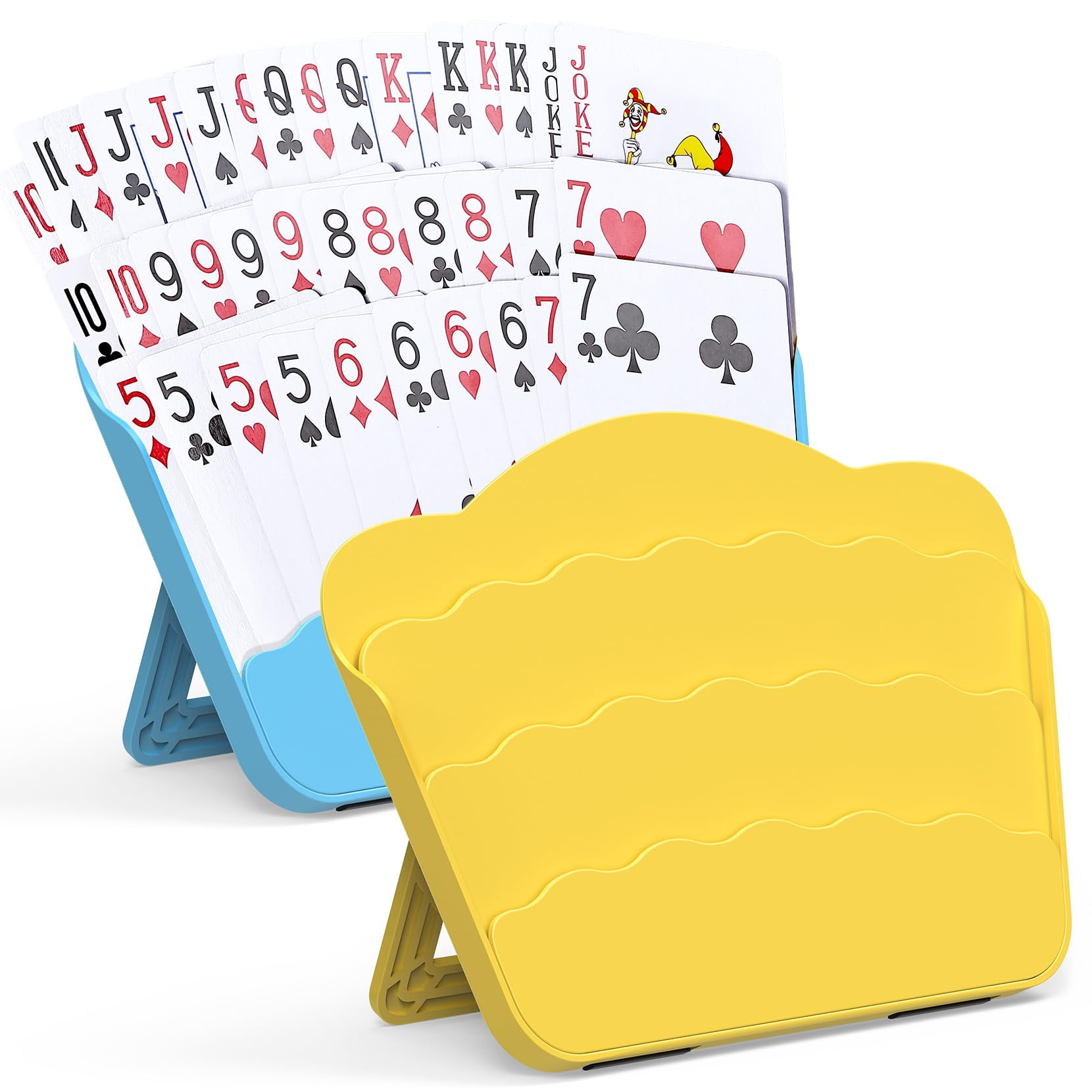 Juego De Soportes Para Cartas Resovo Con Soporte Plegable