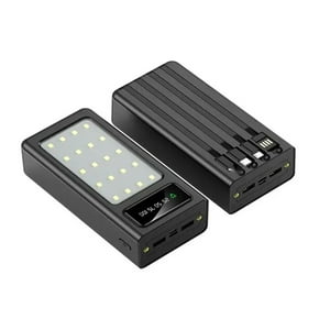 Startechoffice - Batería Portátil Power Bank 30000Mah Carga Rápida Y Luz De Emergencia