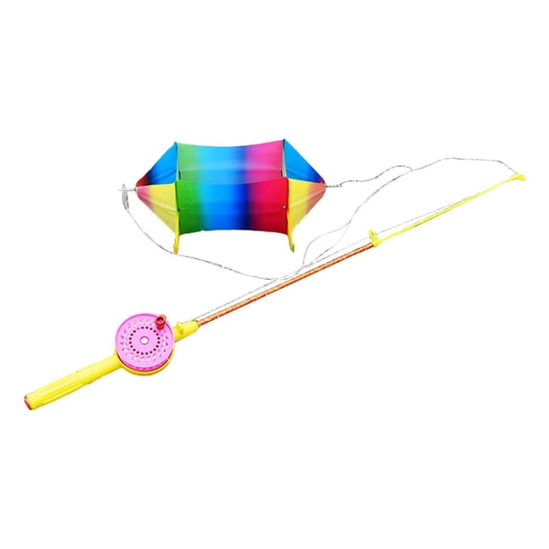 Cometa de una sola línea con línea voladora de 50 m Vía de pesca 3D Niñas Niños Niños Niños al aire libre juguetes deportivos fáciles de volar Toy de