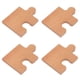 thumbnail image 1 of Posavasos De Madera Duraderos Para Taza De Té Y Café, Almohadilla Para Oficina, Cocina, Comedor, Madera De Haya, 4 Uds., 1 of 1
