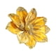 thumbnail image 2 of Adornos florales de magnolia para decoración navideña, decoración navideña para el hogar, tallos de flores artificiales con purpurina para interiores Oro, 2 of 5