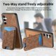 thumbnail image 4 of Funda Billetera con Soporte para Samsung Galaxy A35 Protector Delgado Marrón, 4 of 6