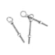 thumbnail image 4 of Eyebolts QWORK roscados de acero inoxidable de 1/2 x 6 pulgadas de largo (paquete de 10), 4 of 8