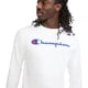 thumbnail image 3 of Camiseta Champion Graphic Classic Jersey LS Tee para hombre, color blanco, 3 of 6