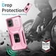 thumbnail image 5 of Funda Armada para Motorola Moto G Power 2023 con Tapa Deslizante y Soporte Magnético Giratorio Rosa, 5 of 5