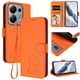 thumbnail image 2 of Funda Volteable tipo Billetera con Correa para Xiaomi Redmi Note 14S 4G, Naranja, 2 of 6