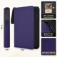 thumbnail image 3 of Álbum con Cierre y 4 Bolsillos para Cartas 3x4" Rígidas, Capacidad para 128 Cartas, Álbum de Cuero PU Diamante Premium para Cartas TCG, Deportivas y Coleccionables, 3 of 7