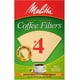 thumbnail image 1 of Filtros de cafe Melitta #4 Cono 40 count marron natural, 1 of 2