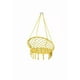 thumbnail image 1 of Silla Colgante Muna Tejida Amarilla Tipo Columpio Decorativa, 1 of 3