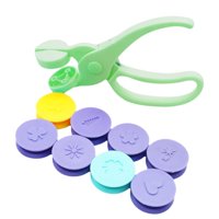 Bothyi - Herramienta De Estampado Para Niños, Para Hacer Álbumes De Recortes, Manualidades, Papel Estampador Para Cumpleaños Y Fiestas, 9 Unidades