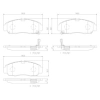 Comline - Pastillas Freno Para Auto Cbp3949