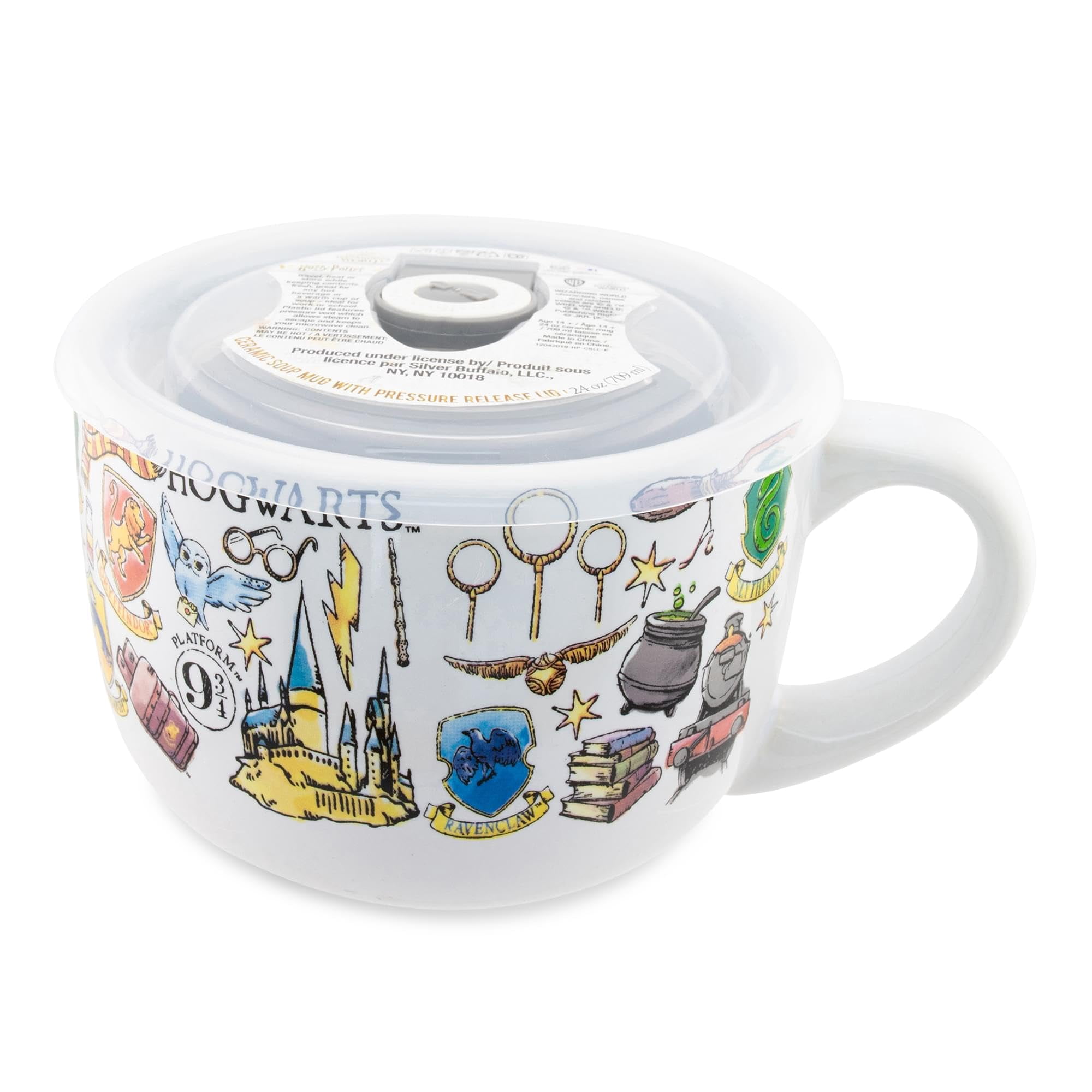 Taza Para Sopa Harry Potter Hogwarts Destination, 700 Ml