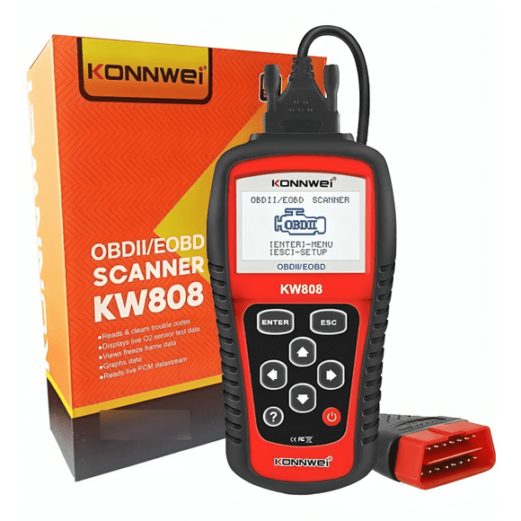 Escaner Scanner Auto Automotriz Obd2 Obdii Konnwei Kw808