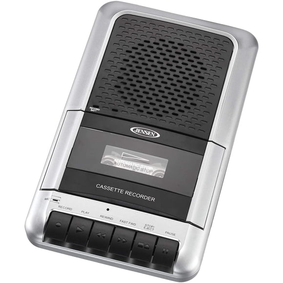 Jensen Portable Cassette Player and Recorder - AC -DC