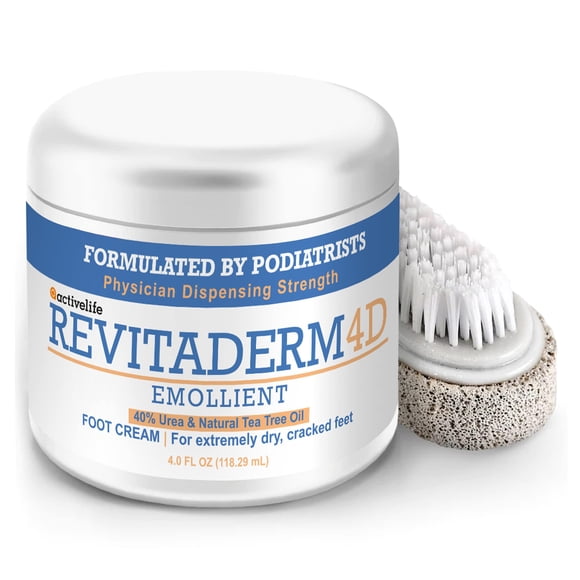 Crema activelife Revitaderm con 40% de urea para pies callosos, 120 ml