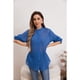 thumbnail image 3 of Blusa Mujer Lino Algodón Premium Liviana manga Larga Cuello Mao 8055, 3 of 3
