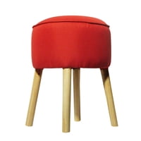 Máxima Design - Pouf Francisca Rojo 50X40X40 Cm