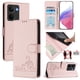 thumbnail image 1 of Funda tipo cartera FOXDOCK para Realme P3 Ultra con soporte, ranuras, RFID, diseño de gato, 1 of 5