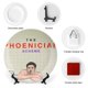 thumbnail image 3 of El plan de los fenicios Plato decorativo de porcelana fina (bone china), plato decorativo de cerámica para hogar, oficina, soporte de pared, platos decorativos para dormitorio - 6 pulgadas (15 cm), 3 of 6