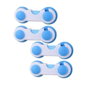 Importclick - Pack 4 Seguros Traba Puertas Muebles Cajones Niños