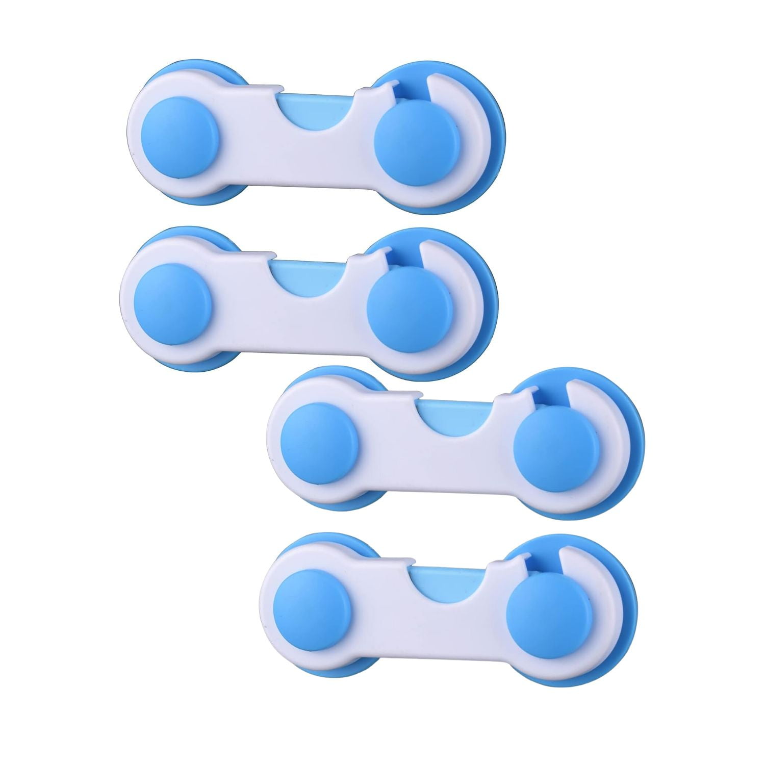 Importclick - Pack 4 Seguros Traba Puertas Muebles Cajones Niños