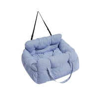 Magideal - Asiento Para Perros Para El Automóvil Para Perros Pequeños, Cama Multifuncional Para Mascotas Para El Automóvil, Fácil Instalación, Transportador Port Azul Y L