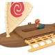 thumbnail image 3 of Muñeca Moana de Mattel y set de juego con bote flotante, 3 of 6