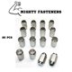 thumbnail image 3 of Lug Nuts Mighty Fasteners Acorn 304 de acero inoxidable x20, 3 of 8