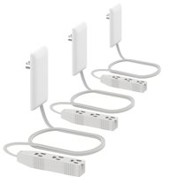 Extensor De Salida Lider Lwe3-315-W3P De Cara Plana, 3 Receptáculos De 3 Pies