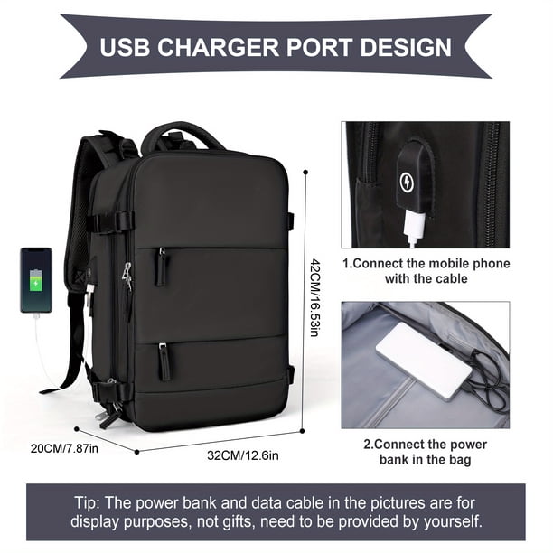 Travel in Style with our Large Waterproof Backpack for Women - Perfect for Hiking, School, and More!