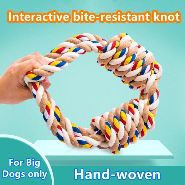 Dog Pet Supplies For Large Dogs, Dog Cotton Rope Toy Large Medium Dog Molar Interactive Dog Toy