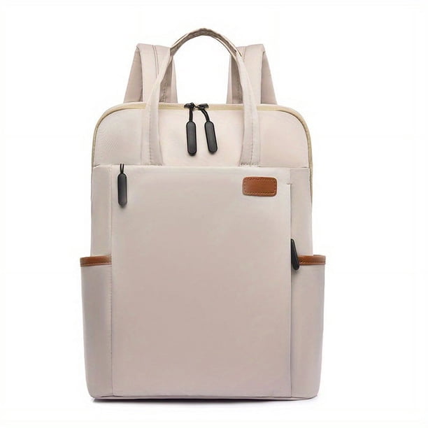 Stay Organized and Stylish with our Simple Fashion Backpack - Waterproof Oxford Cloth Travel Bag with Large Capacity for Your Computer and More