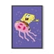 thumbnail image 1 of Cuadro Poster Enmarcado Bob Esponja Diseño 2 Decorativo, 1 of 1