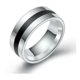 thumbnail image 2 of Anillo de Hombre Titanio Black and Silver Space Moda 2019, 2 of 3
