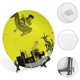 thumbnail image 4 of Lázaro Plato decorativo de porcelana fina (bone china), plato decorativo de cerámica para hogar, oficina, soporte de pared, platos decorativos para dormitorio - 6 pulgadas (15 cm), 4 of 6