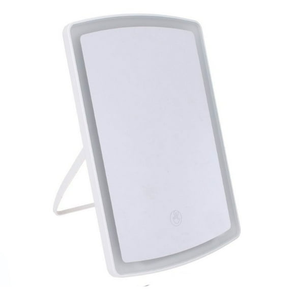 Estuche Organizador De Cosméticos Con Espejo Y Luces Led