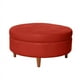 thumbnail image 1 of Pouf Paris Pu Rojo, 1 of 1