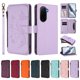 thumbnail image 3 of Funda Cartera Mariposa para [Xiaomi Poco M7 4G] con Soporte y Cremallera Morado claro, 3 of 6