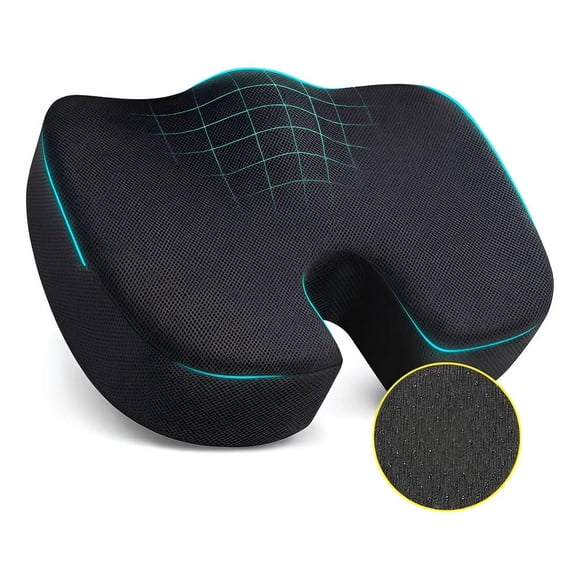 Cojín Coxis Ortopédico Ergonómico con Memoria Transpirable