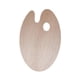 thumbnail image 2 of Paleta De Pintura De Madera Suministros Para Manualidades Bandeja Para Mezclar Colores De Pintura Artista Principiante, 2 of 5